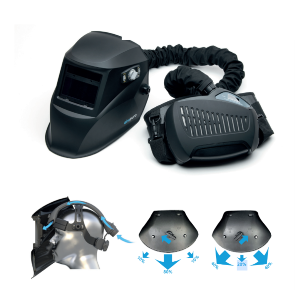 Kukla s filtračně ventilačním respirátorem LIGHT 1 FVR - Image 2
